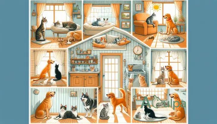 Gatos e cachorros podem viver juntos?