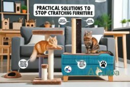 Gatos arranhando móveis: soluções práticas