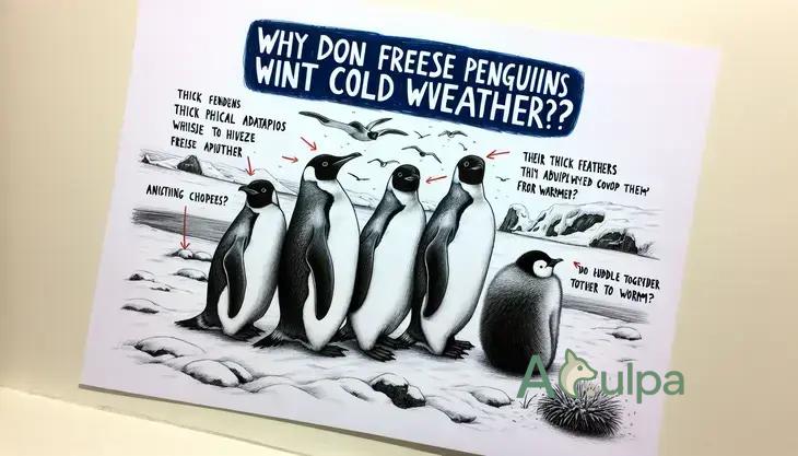 Por que os pinguins não congelam?