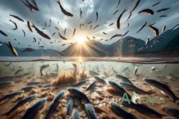 A incrível visão dos peixes em águas turvas