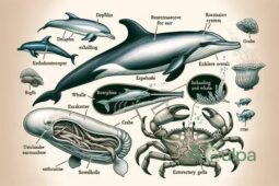 A respiração dos animais marinhos