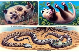 Animais que fingem estar mortos para se proteger