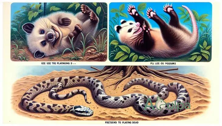 Animais que fingem estar mortos para se proteger