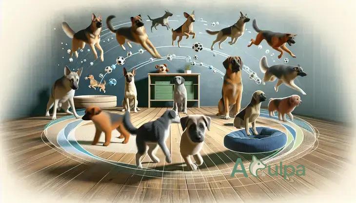 Por que os cães giram antes de deitar?