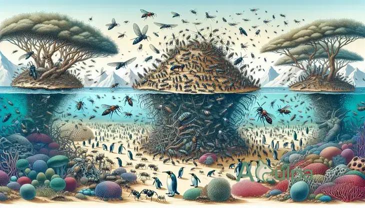 Animais que vivem em colônias gigantes