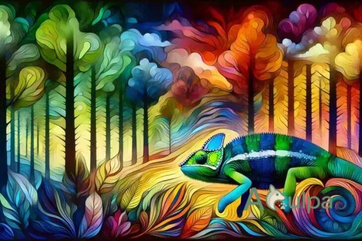 Como os camaleões enxergam o ambiente?