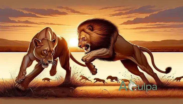 Diferenças entre leões e leoas na caça