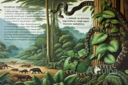 A técnica de caça das serpentes gigantes
